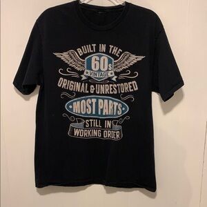 Vintage Black Graphic T-Shirt